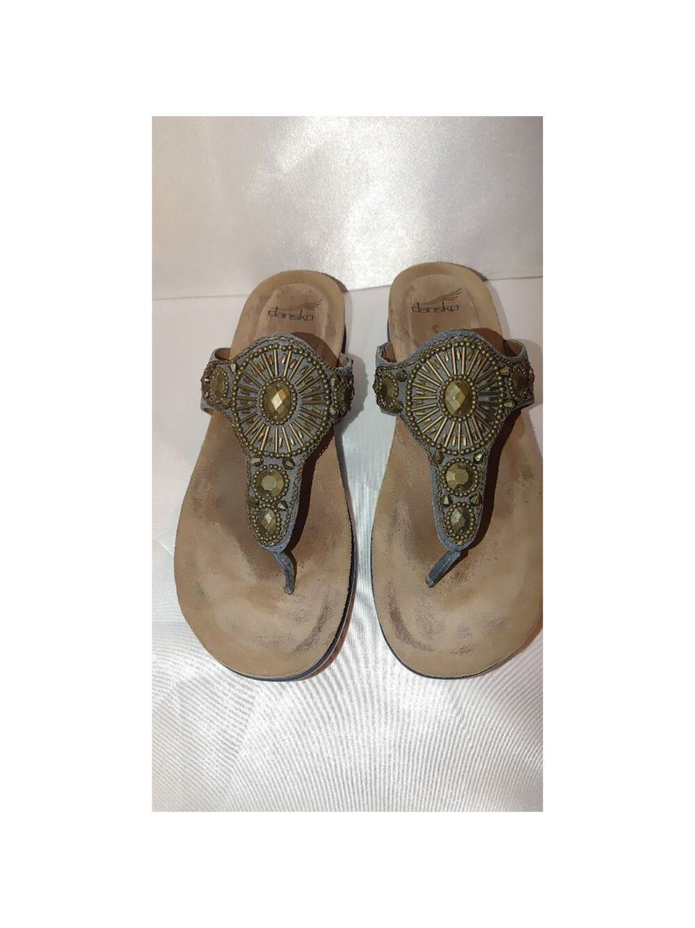 Dansko Pamela Embellished Thongs Size 38 - Picture 5 of 8
